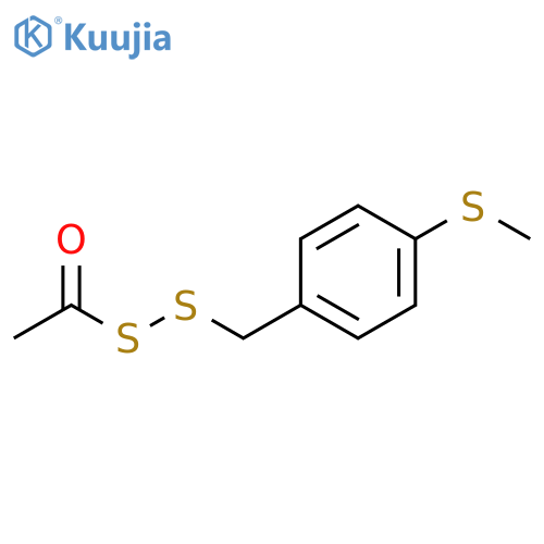 Ethane(dithioperoxoic) acid, [4-(methylthio)phenyl]methyl ester structure