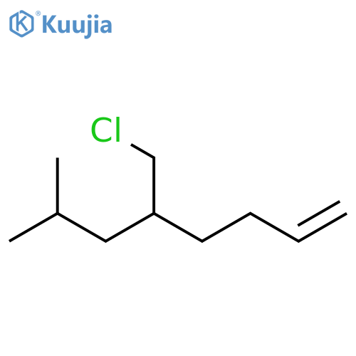 1-Octene, 5-(chloromethyl)-7-methyl- structure