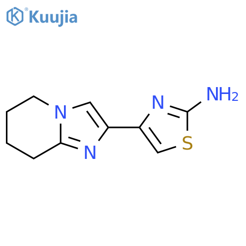 4-{5H,6H,7H,8H-imidazo1,2-apyridin-2-yl}-1,3-thiazol-2-amine structure