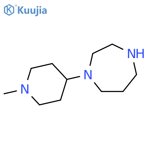 1-(1-Methylpiperidin-4-yl)-1,4-diazepane structure