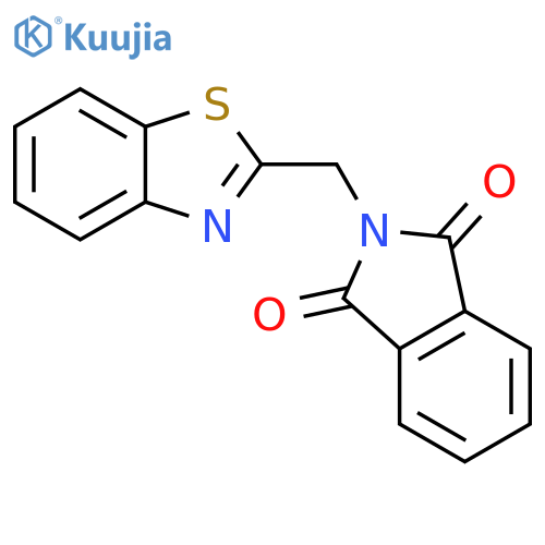 2-(1,3-benzothiazol-2-yl)methyl-2,3-dihydro-1H-isoindole-1,3-dione structure