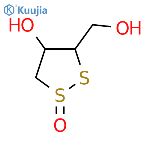 4-Hydroxy-1,2-dithiolane-3-methanol 1-oxide structure