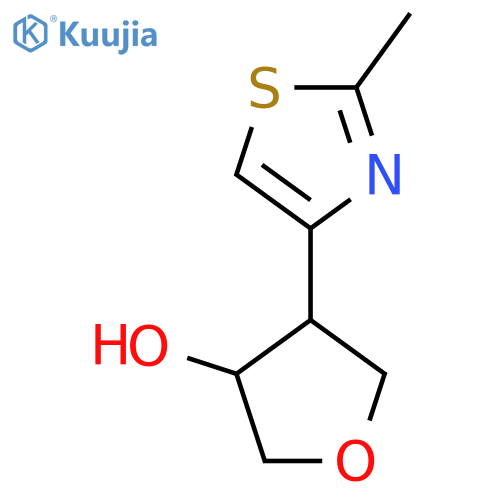 4-(2-methyl-1,3-thiazol-4-yl)oxolan-3-ol structure
