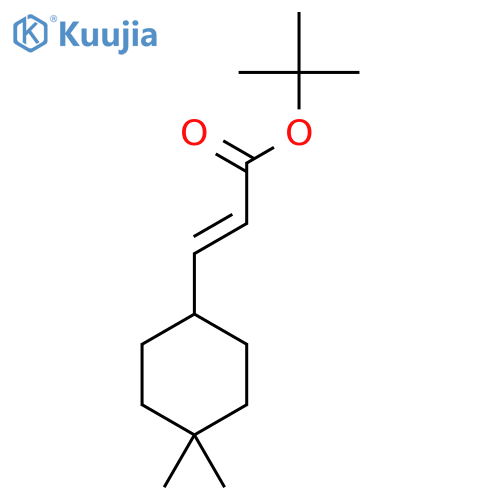 tert-butyl (2E)-3-(4,4-dimethylcyclohexyl)prop-2-enoate structure