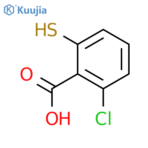 Benzoic acid,2-chloro-6-mercapto- structure