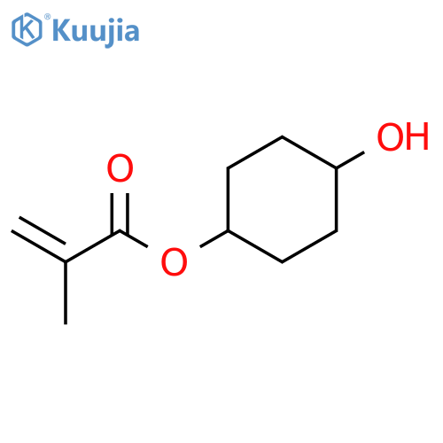 2-Propenoic acid, 2-methyl-, 4-hydroxycyclohexyl ester structure