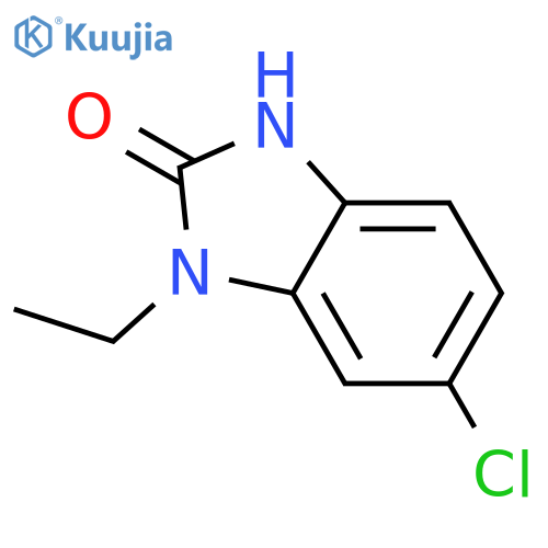 2H-Benzimidazol-2-one,6-chloro-1-ethyl-1,3-dihydro- structure