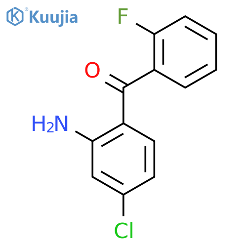 2-Amino-4-chloro-2'-fluorobenzophenone structure