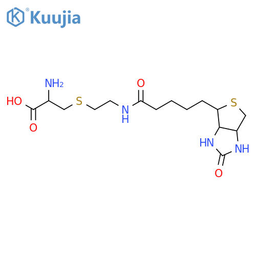 L-Cysteine, S-[2-[[5-[(3aS,4S,6aR)-hexahydro-2-oxo-1H-thieno[3,4-d]imidazol-4-yl]-1-oxopentyl]amino]ethyl]- structure
