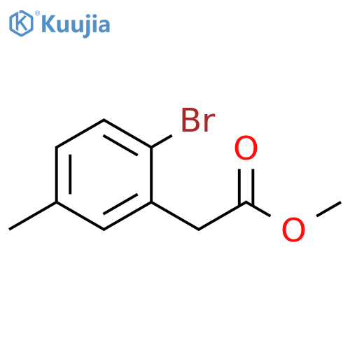 methyl 2-(2-bromo-5-methylphenyl)acetate structure