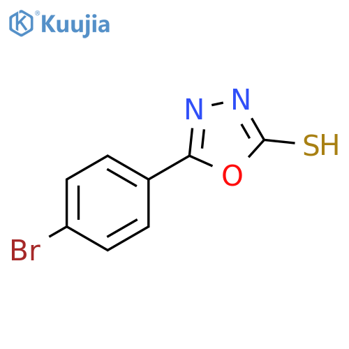 5-(4-BROMOPHENYL)-1,3,4-OXADIAZOLE-2-THIOL structure