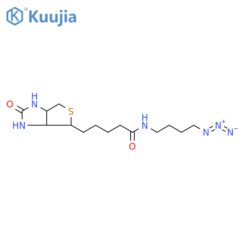 N-(4-azidobutyl)-5-(2-oxo-1,3,3a,4,6,6a-hexahydrothieno[3,4-d]imidazol-4-yl)pentanamide structure