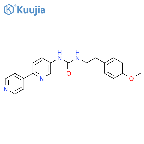 3-{[2,4'-Bipyridine]-5-yl}-1-[2-(4-methoxyphenyl)ethyl]urea structure