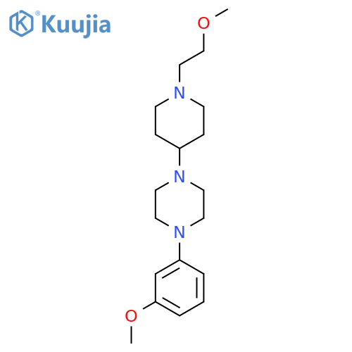 1-[1-(2-methoxyethyl)piperidin-4-yl]-4-(3-methoxyphenyl)piperazine structure