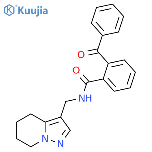 2-benzoyl-N-({4H,5H,6H,7H-pyrazolo[1,5-a]pyridin-3-yl}methyl)benzamide structure