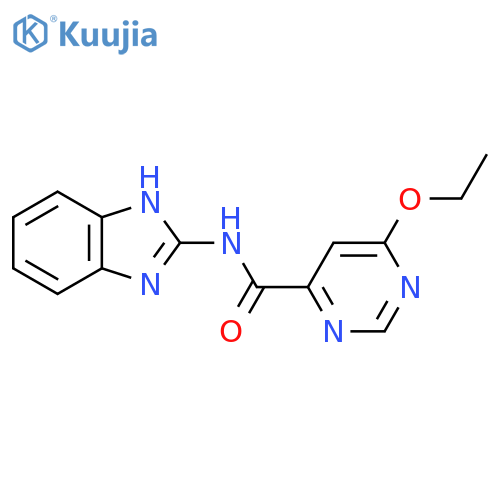 N-(1H-1,3-benzodiazol-2-yl)-6-ethoxypyrimidine-4-carboxamide structure