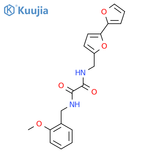 N-({2,2'-bifuran-5-yl}methyl)-N'-(2-methoxyphenyl)methylethanediamide structure