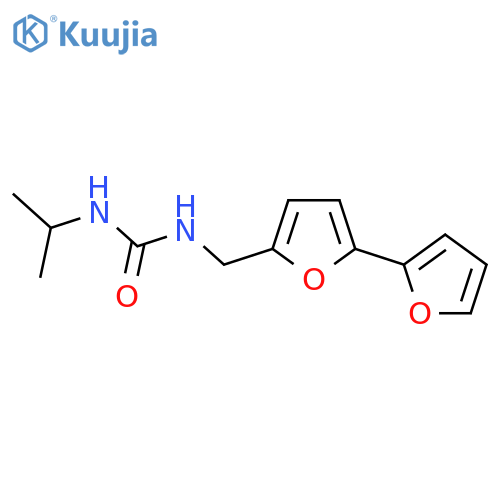 1-({[2,2'-bifuran]-5-yl}methyl)-3-(propan-2-yl)urea structure