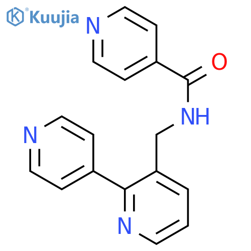 N-({2,4'-bipyridine-3-yl}methyl)pyridine-4-carboxamide structure