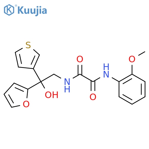 N-2-(furan-2-yl)-2-hydroxy-2-(thiophen-3-yl)ethyl-N'-(2-methoxyphenyl)ethanediamide structure