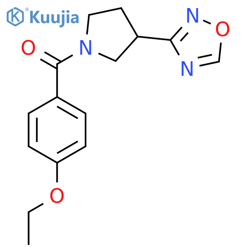 3-[1-(4-ethoxybenzoyl)pyrrolidin-3-yl]-1,2,4-oxadiazole structure