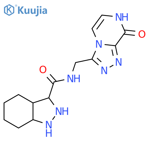 N-({8-hydroxy-1,2,4triazolo4,3-apyrazin-3-yl}methyl)-1H-indazole-3-carboxamide structure