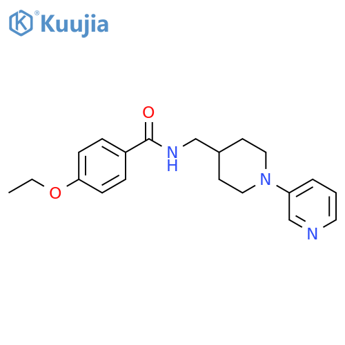 4-ethoxy-N-[(1-pyridin-3-ylpiperidin-4-yl)methyl]benzamide structure