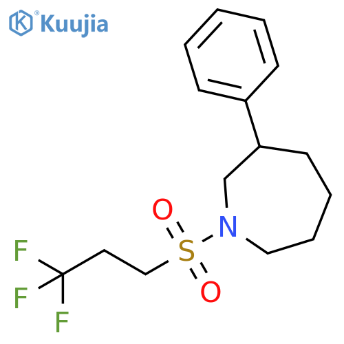 Hexahydro-3-phenyl-1-[(3,3,3-trifluoropropyl)sulfonyl]-1H-azepine structure