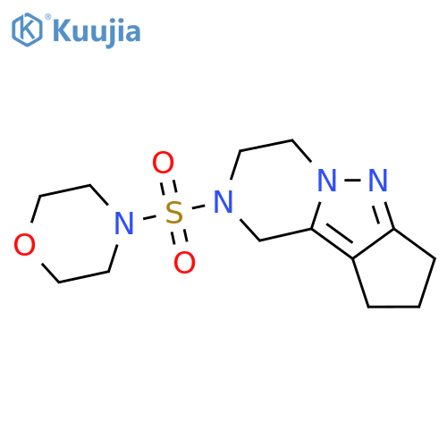 11-(morpholine-4-sulfonyl)-7,8,11-triazatricyclo6.4.0.0^{2,6}dodeca-1,6-diene structure