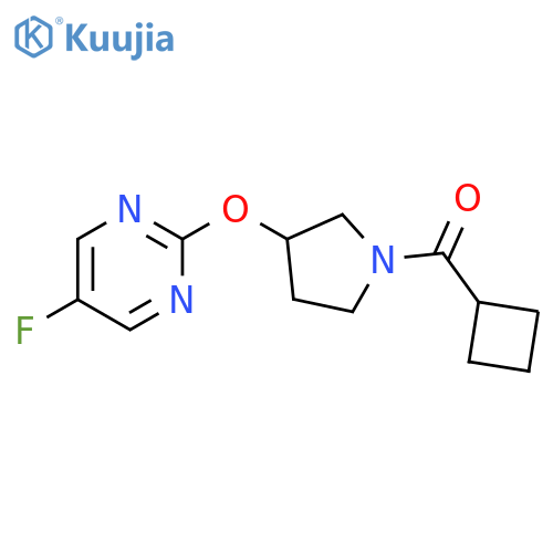 Methanone, cyclobutyl[3-[(5-fluoro-2-pyrimidinyl)oxy]-1-pyrrolidinyl]- structure