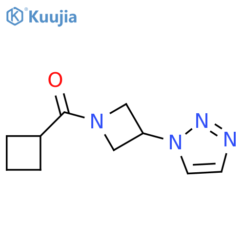 cyclobutyl-[3-(triazol-1-yl)azetidin-1-yl]methanone structure