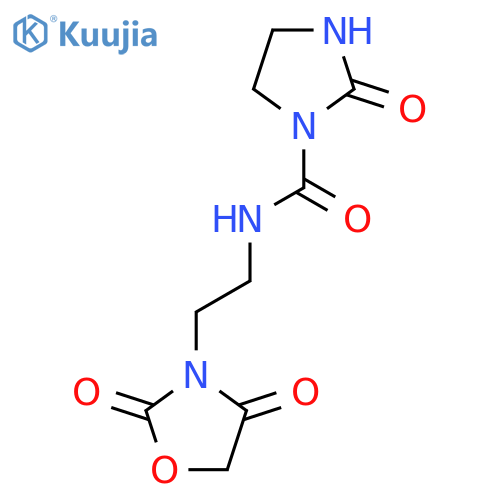 N-2-(2,4-dioxo-1,3-oxazolidin-3-yl)ethyl-2-oxoimidazolidine-1-carboxamide structure