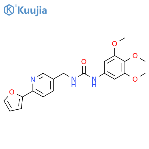 1-{[6-(furan-2-yl)pyridin-3-yl]methyl}-3-(3,4,5-trimethoxyphenyl)urea structure