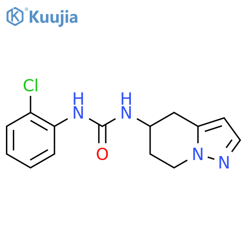 1-(2-chlorophenyl)-3-{4H,5H,6H,7H-pyrazolo1,5-apyridin-5-yl}urea structure