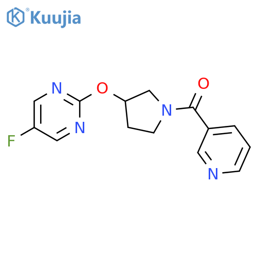 Methanone, [3-[(5-fluoro-2-pyrimidinyl)oxy]-1-pyrrolidinyl]-3-pyridinyl- structure