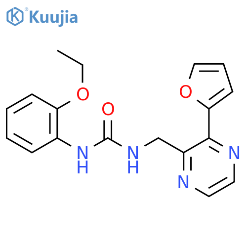 1-(2-Ethoxyphenyl)-3-{[3-(furan-2-yl)pyrazin-2-yl]methyl}urea structure