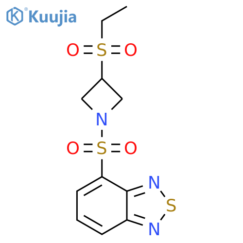 4-{[3-(ethanesulfonyl)azetidin-1-yl]sulfonyl}-2,1,3-benzothiadiazole structure