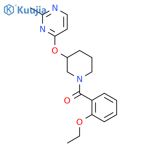 4-{[1-(2-ethoxybenzoyl)piperidin-3-yl]oxy}-2-methylpyrimidine structure