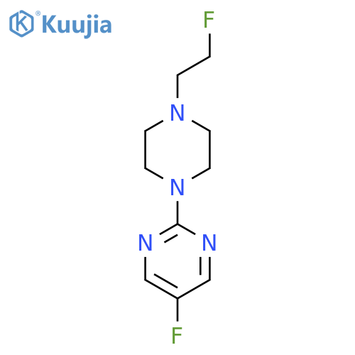 5-fluoro-2-4-(2-fluoroethyl)piperazin-1-ylpyrimidine structure