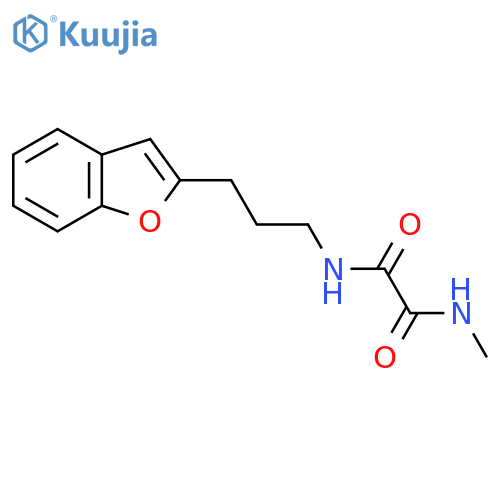 N'-3-(1-benzofuran-2-yl)propyl-N-methylethanediamide structure