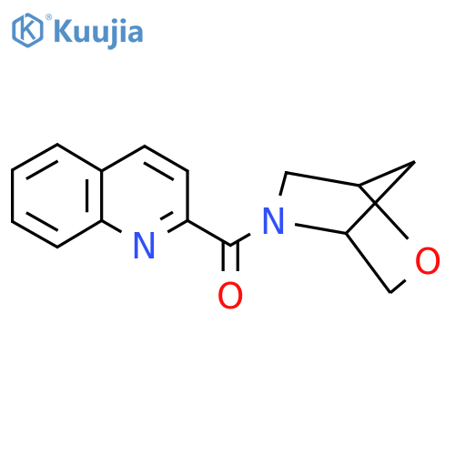 2-{2-oxa-5-azabicyclo[2.2.1]heptane-5-carbonyl}quinoline structure