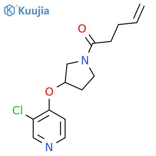 1-(3-((3-Chloropyridin-4-yl)oxy)pyrrolidin-1-yl)pent-4-en-1-one structure