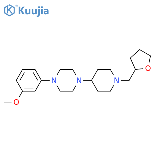 1-(3-methoxyphenyl)-4-{1-[(oxolan-2-yl)methyl]piperidin-4-yl}piperazine structure