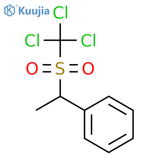 Benzene, [1-[(trichloromethyl)sulfonyl]ethyl]- structure