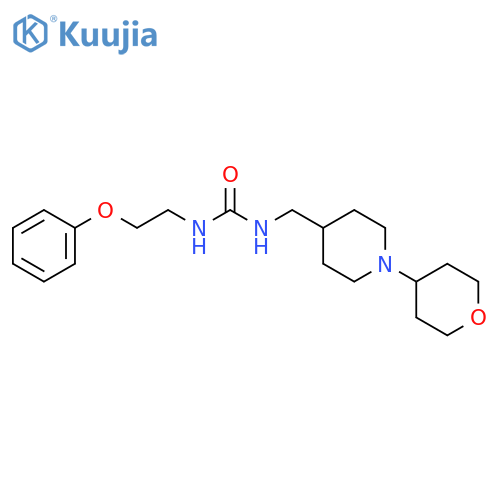 3-{[1-(oxan-4-yl)piperidin-4-yl]methyl}-1-(2-phenoxyethyl)urea structure