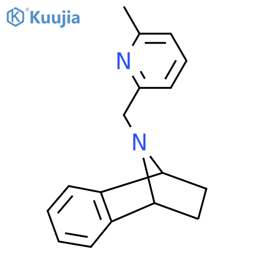 11-[(6-methylpyridin-2-yl)methyl]-11-azatricyclo[6.2.1.0^{2,7}]undeca-2(7),3,5-triene structure