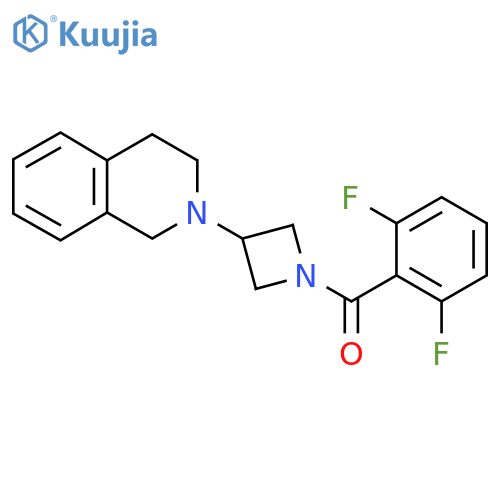 (2,6-difluorophenyl)(3-(3,4-dihydroisoquinolin-2(1H)-yl)azetidin-1-yl)methanone structure