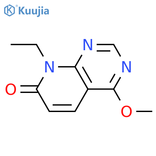 8-ethyl-4-methoxy-7H,8H-pyrido[2,3-d]pyrimidin-7-one structure