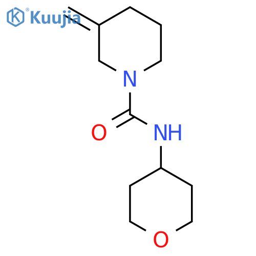 3-methylidene-N-(oxan-4-yl)piperidine-1-carboxamide structure