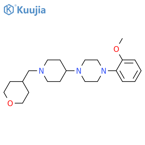 1-(2-methoxyphenyl)-4-{1-(oxan-4-yl)methylpiperidin-4-yl}piperazine structure